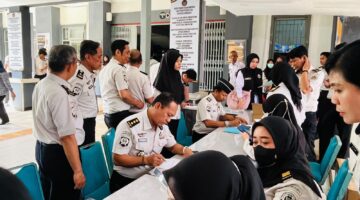 Peringati hari bhakti pemasyarakatan ke 62, Lapas makassar gelar test urine massal