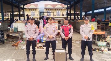 Polsek Blangkejeren Berikan Tips Praktis Cegah Kejahatan, Warga Pasar Bustanussalam Sambut Positif Himbauan