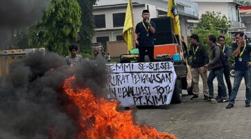 SEMMI Sulsel Gelar Aksi di PT KIMA dan Kejati, Nilai Direktur Utama Gagal Total Kelola Kawasan Industri