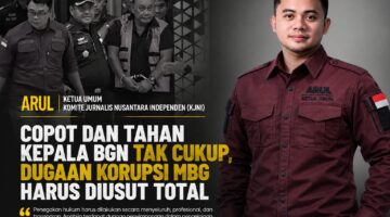 Dugaan Penyimpangan Program MBG, KJNI : Harus Diusut Tuntas Demi Menjaga Kepercayaan Publik