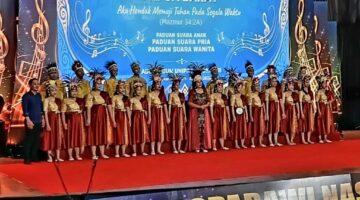 Bawakan Corak Budaya Toraja, Vokal Grup Sulsel Tampil Enerjik di Hari Pertama Panggung Pesparawi Nasional XIV